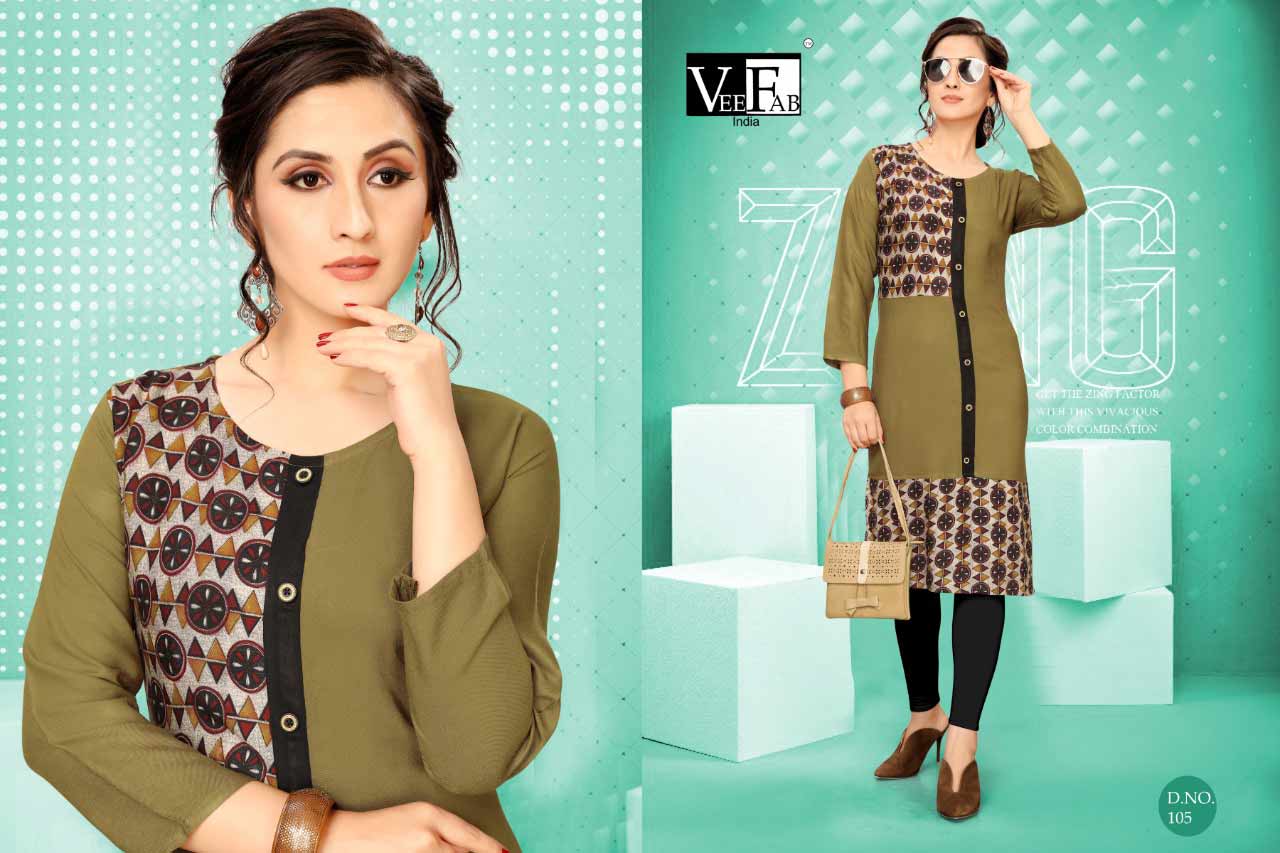 Dream Girl Vol-2 Veefab India Rayon Print Kurti Dream Girl Vol-2 Veefab India Rayon Print Kurti